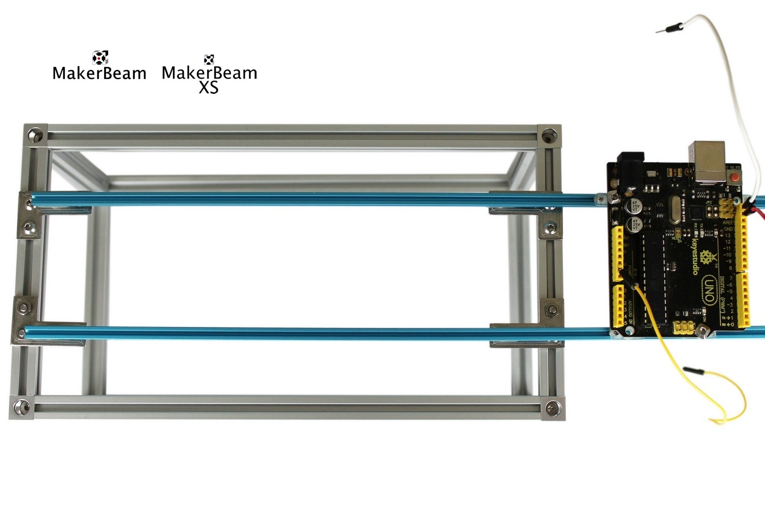 MakerBeamXS - 5mmx5mm standoff black for MakerBeamXS