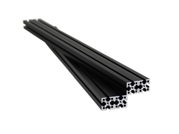 MakerBeamXL - 15x15mm 360mm (4p) black MakerBeamXL (15mmx15mm)