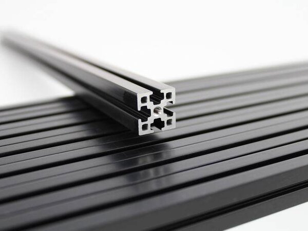 MakerBeamXL - 15x15mm 1000mm (4p) black MakerBeamXL (15mmx15mm)