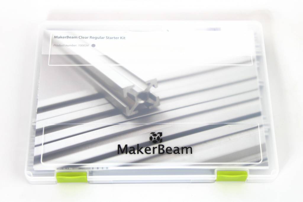 MakerBeam Regular Starter Kit Clear MakerBeam