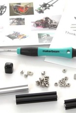 MakerBeam - 10mmx10mm Sample bag with hex nut driver, makerbeams and more