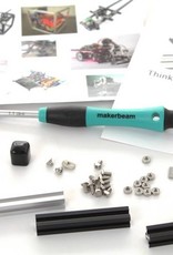 MakerBeam - 10x10mm aluminum profile Sample bag with hex nut driver, makerbeams and more