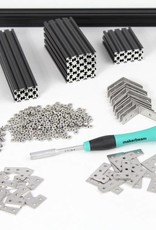 MakerBeam - 10x10mm aluminum profile Black Starter Kit Regular MakerBeam