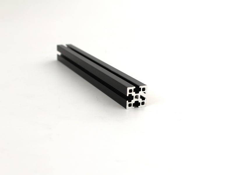 MakerBeamXL - 15mmx15mm 4 pieces of 150mm black MakerBeamXL