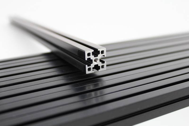 MakerBeamXL - 15x15mm aluminum profile Black Starter Kit Regular MakerBeamXL