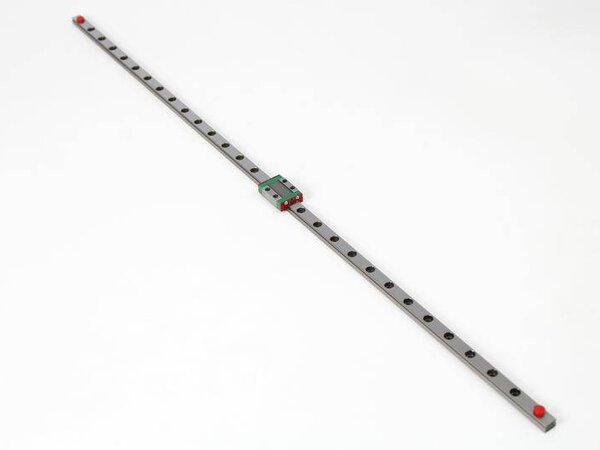 MakerBeam - 10x10mm 600mm, linear slide rail and carriage