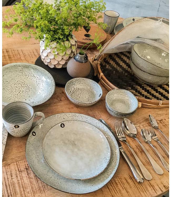 Rustic Tableware Storage with Lid