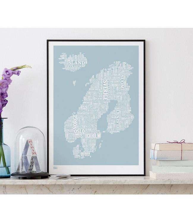 Type Map Scandinavia