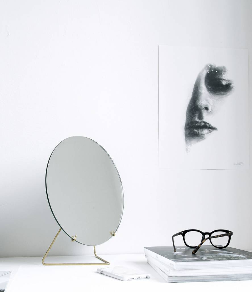 MIRROR Ø 20cm | MOEBE at Norh Sea Design online and real Shop