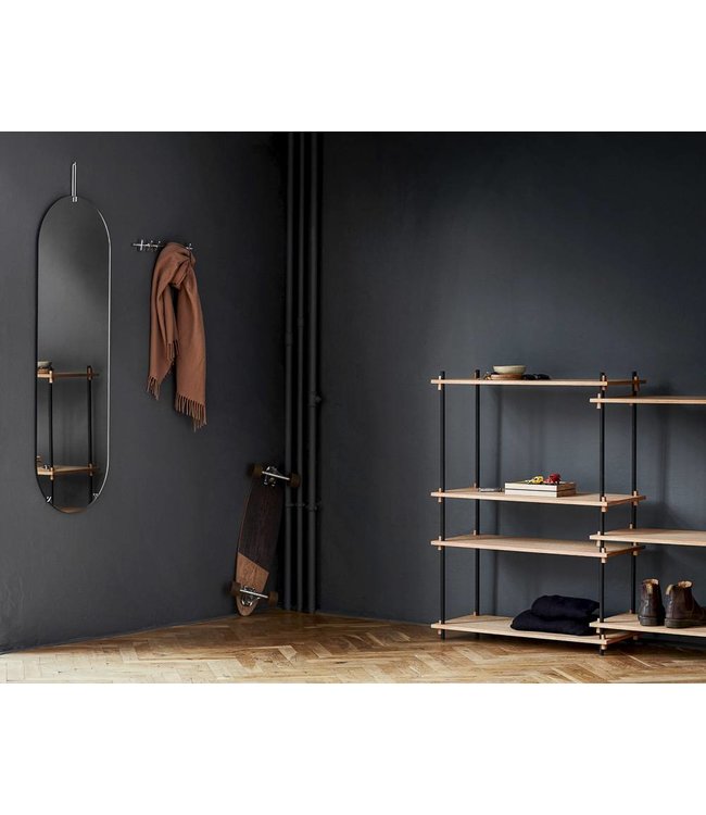 Moebe Coat Rack 70 cm Black or Chrome