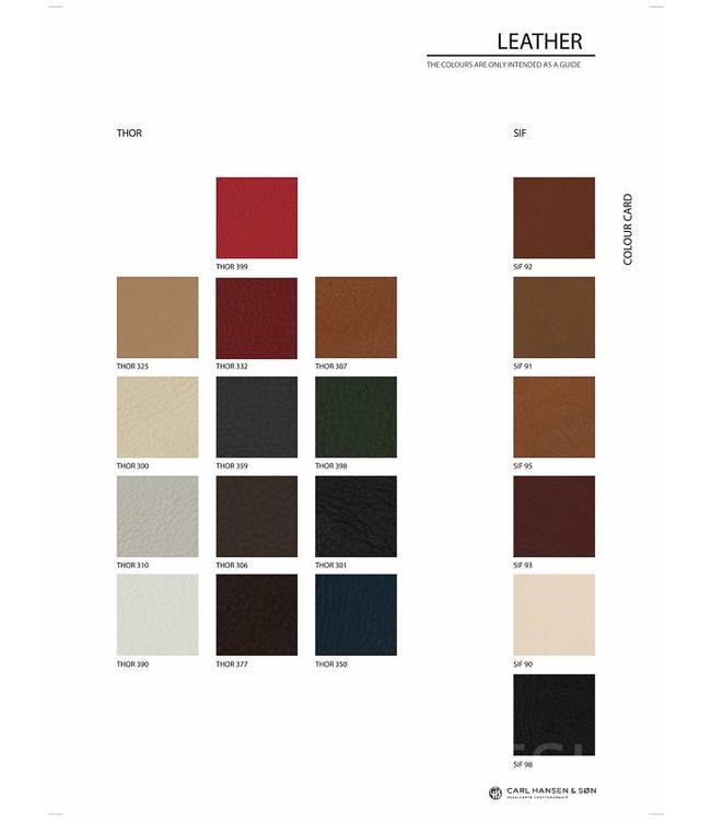 Carl Hansen & Søn CH102 Tweezitter Leder Loke