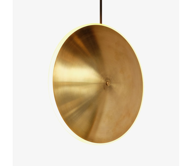 Dish10v Pendant Brass - Graypants