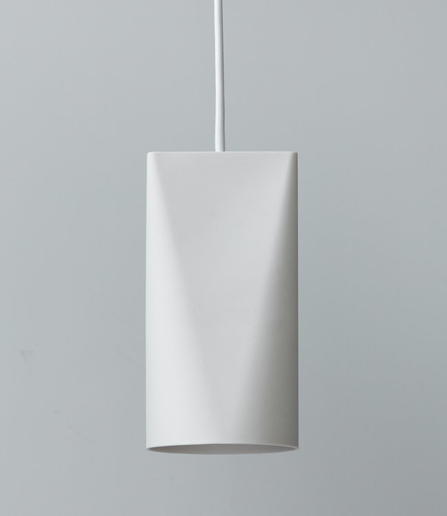 Moebe Ceramic Pendant Narrow White