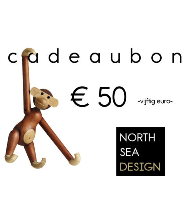 A giftcard from North Sea Design
