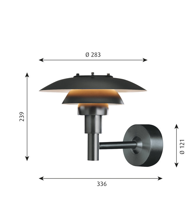 Louis Poulsen PH  3-2½ Buitenverlichting