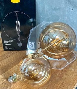 Dimmable LED filament Bulb  Ø 125mm