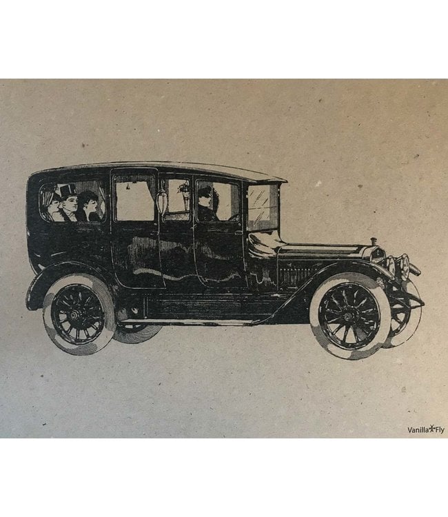 Retro Print  Automobile | 20x25 cm