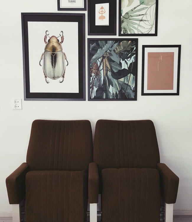 Macrofoto Print | Kevers zwart wit