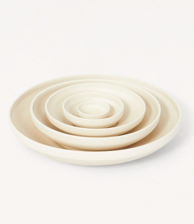 Shallow Bowl Set Nesting Bowls