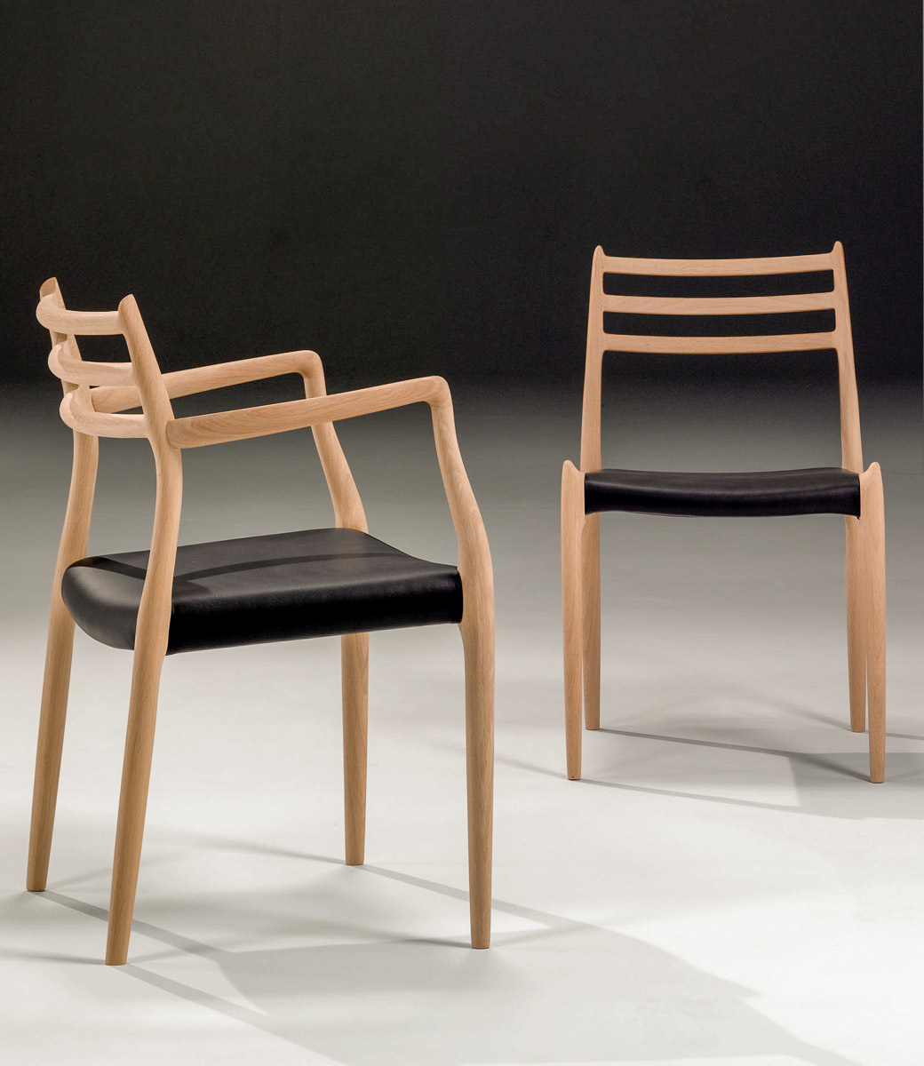 N.O. Møller dining chair with armrests Model 62 at North Sea