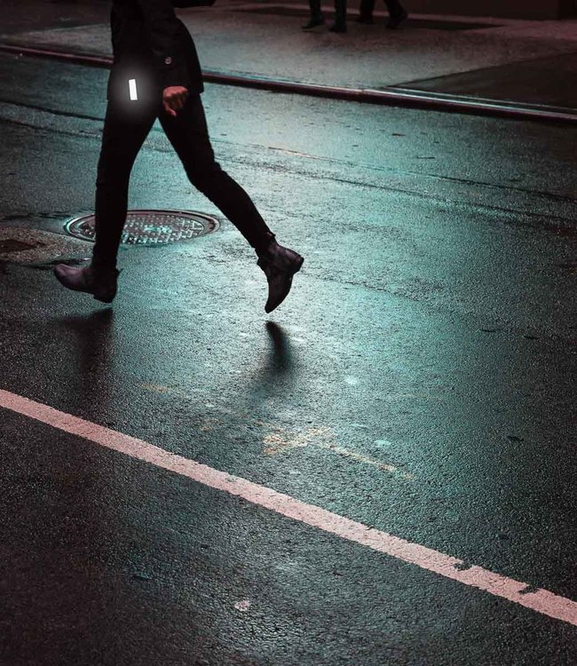 Bookman Magnetic Reflectors Clip-On Pink