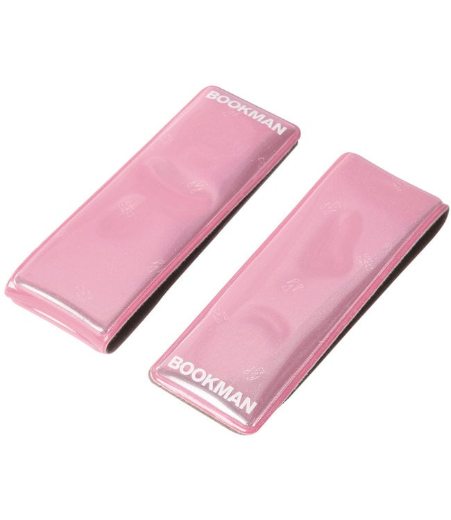 Bookman Magnetic Reflectors Clip-On Pink