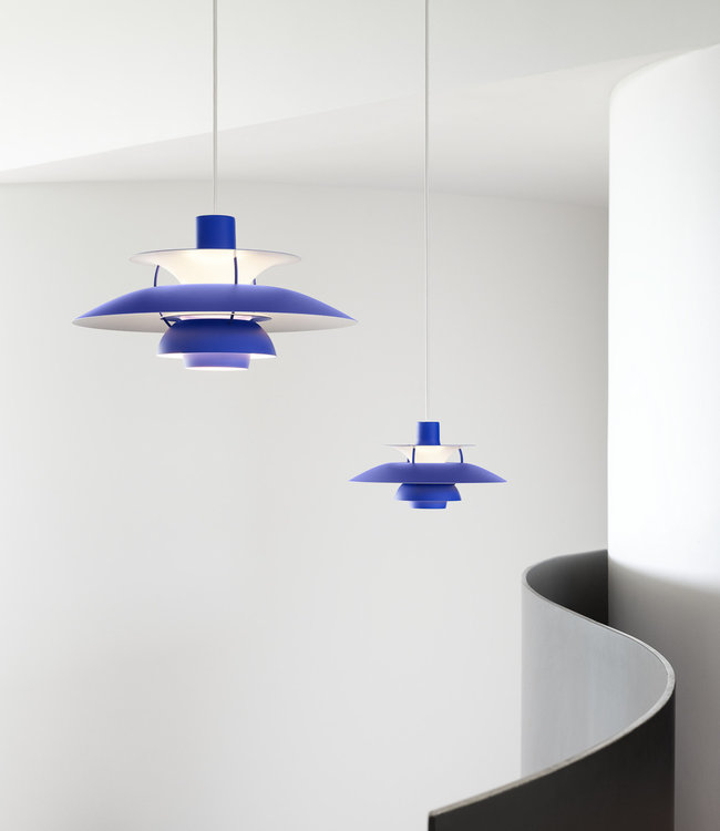 Louis Poulsen PH5 Monochrome Hanglamp in wit