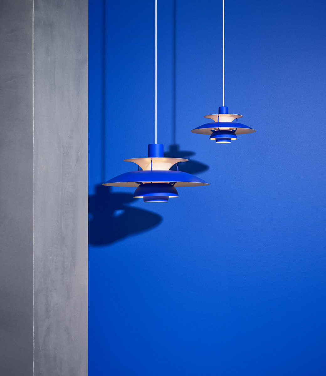 Blue mini pendant light best sale