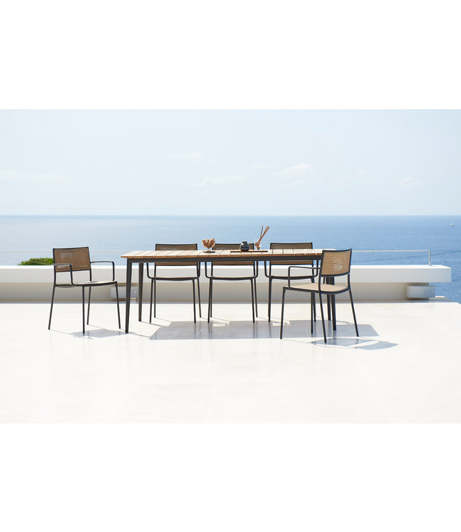 Cane-Line Less stackable armchair