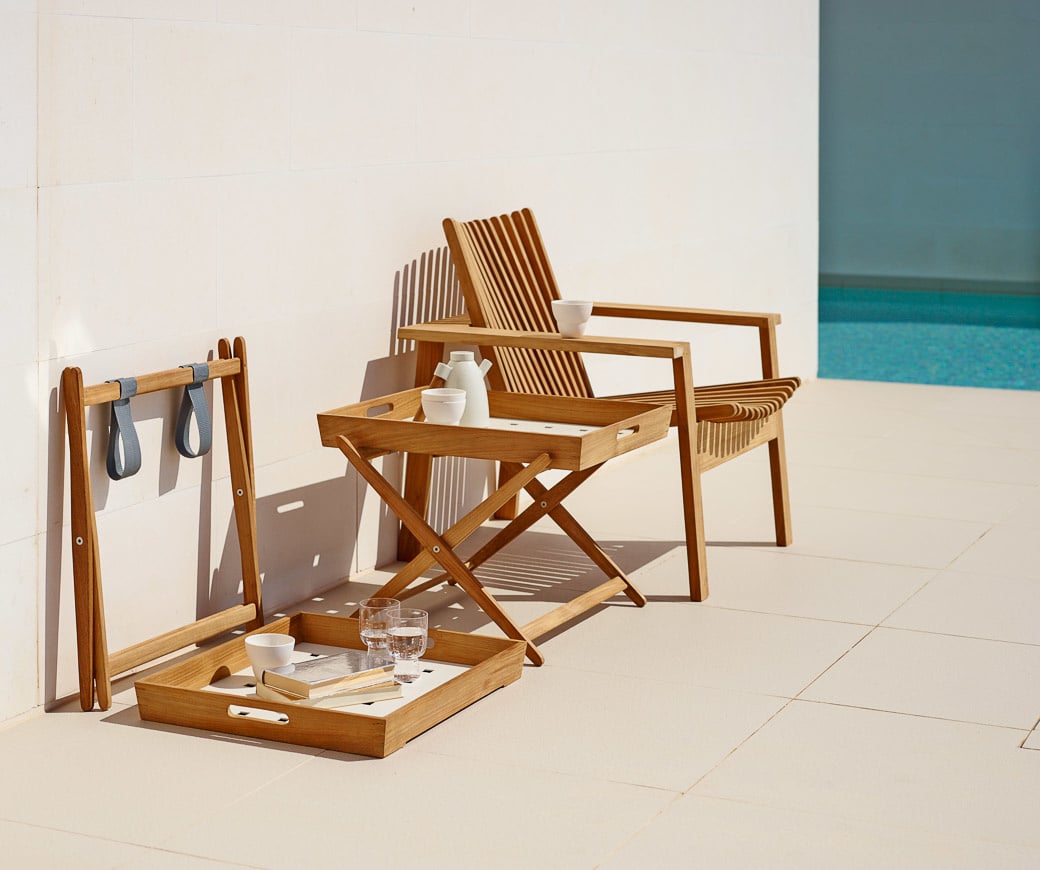Cane folding cheap beach chair