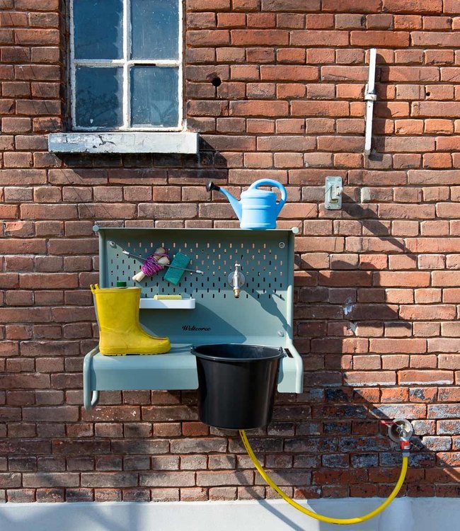 Weltevree Waterworks outdoor kitchen sink with tap