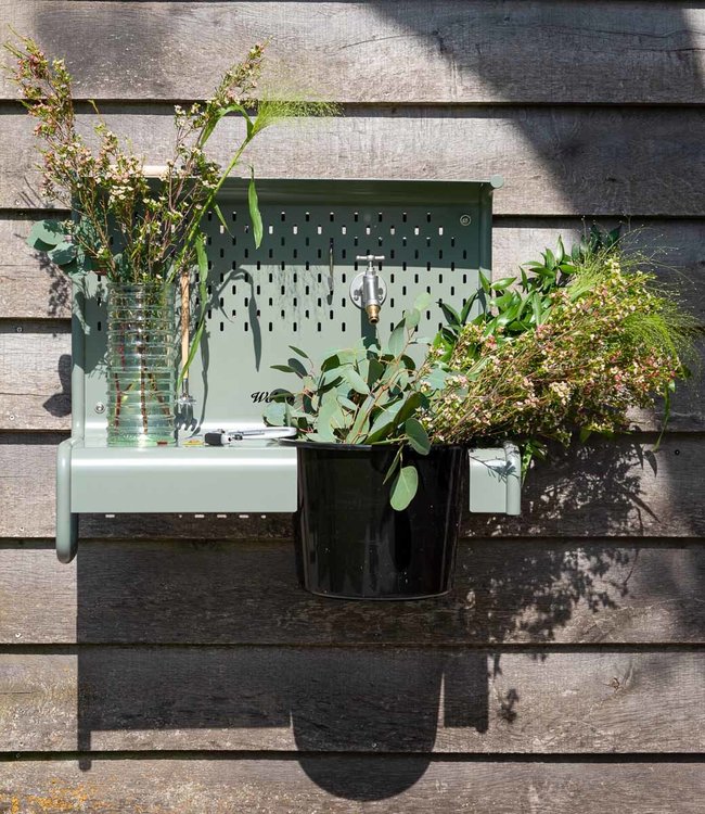 Weltevree Waterworks outdoor kitchen sink with tap