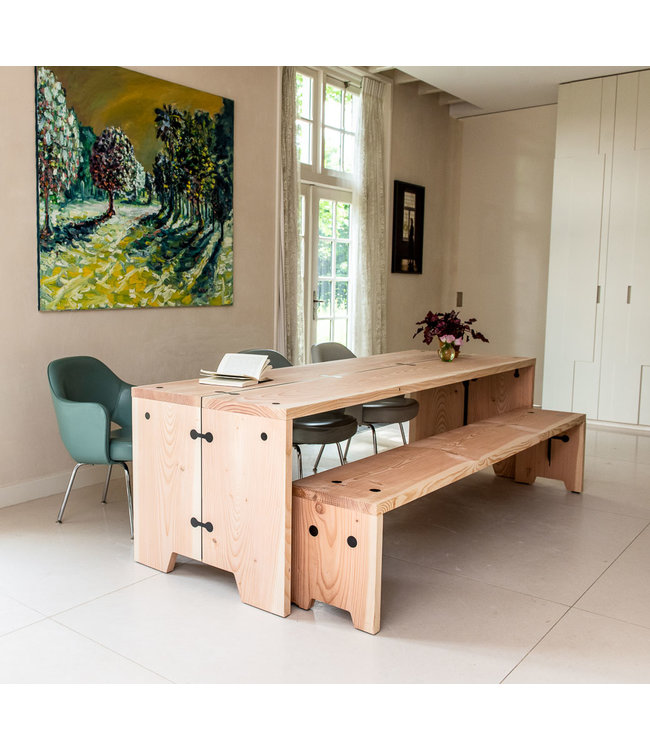 Weltevree Forestry Bench 4 persoons tuinbank