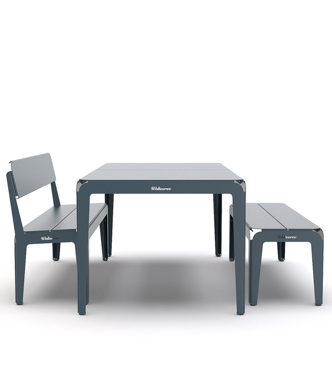 Weltevree Bended outdoor Bench with backrest