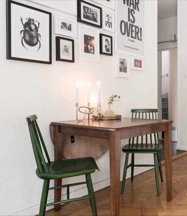 Macro photo Poster Flower Angelica Gigas 30x40 cm