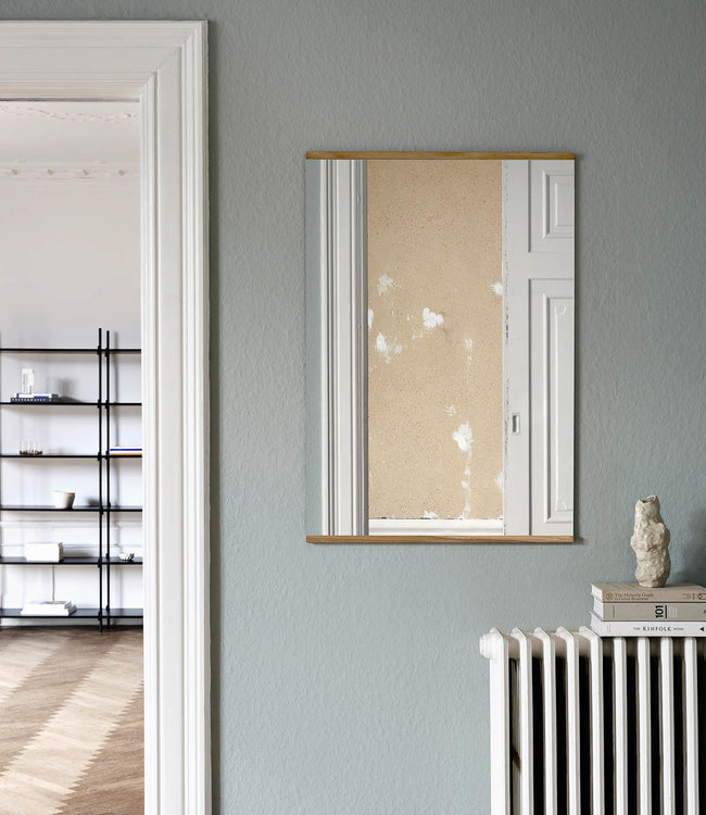Moebe Rechthoekige Spiegel 70x100 cm Essenhout