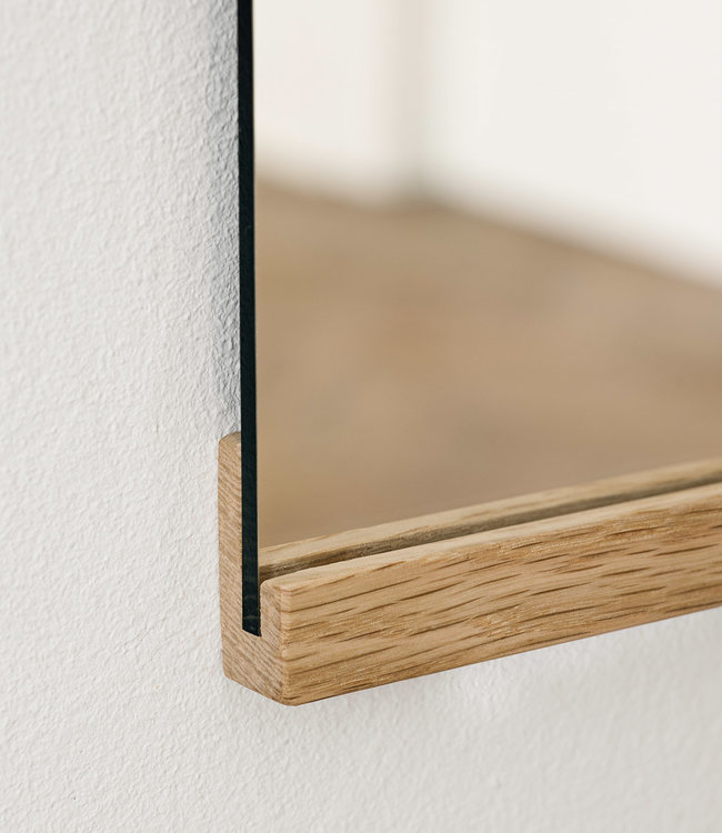 Moebe Rechthoekige Spiegel 70x100 cm Essenhout