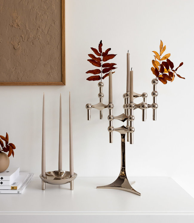 Stoff Nagel High Candle Stand Chrome