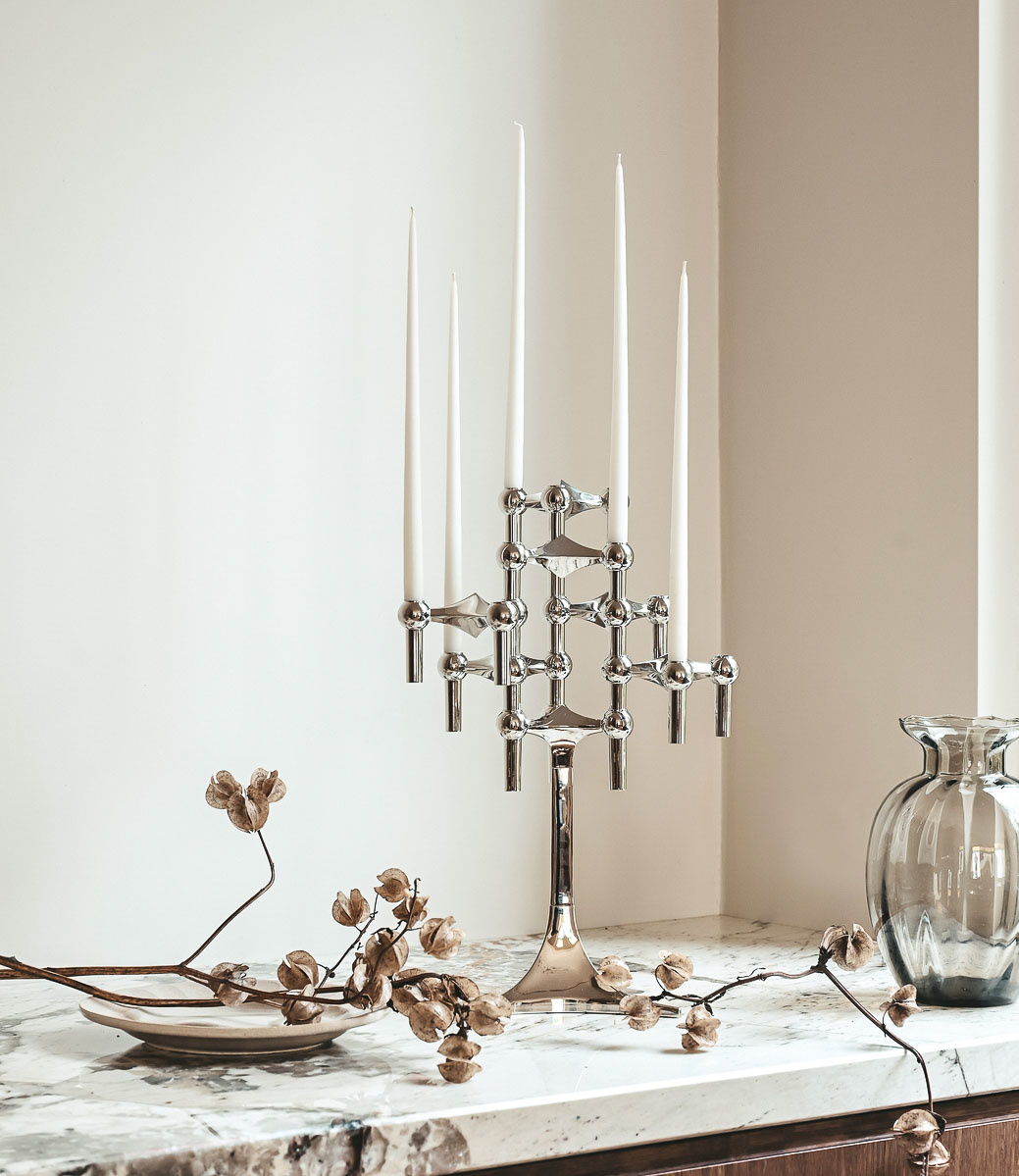 Simons Maison Minimalist Metal Candle Holder Set