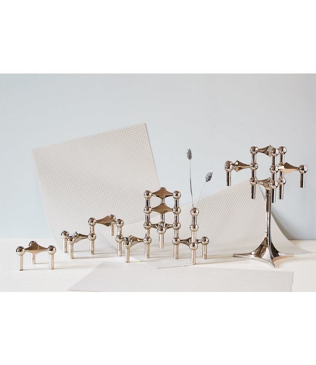 Stoff Nagel High Candle Stand Chrome