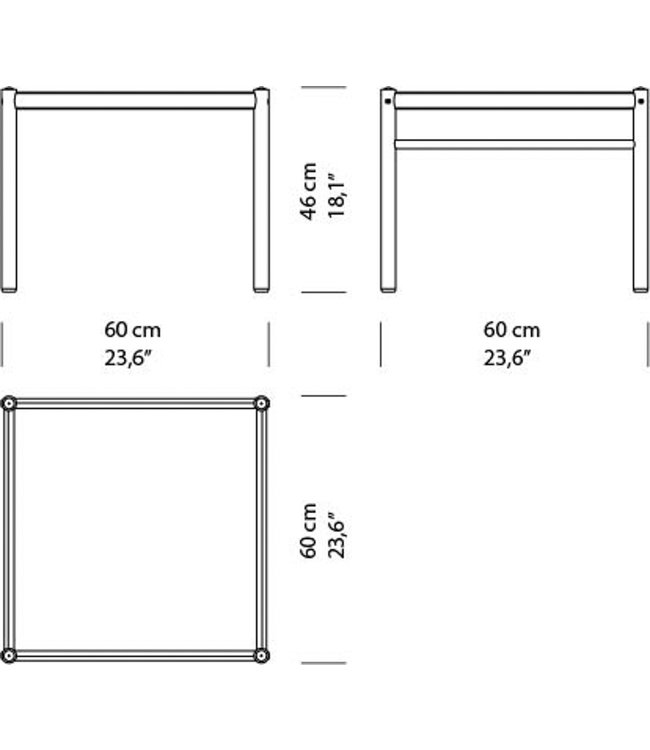 Carl Hansen & Søn Colonial CoffeeTable OW449