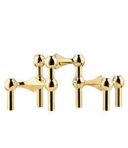 Stoff Nagel Candle Holders 3-pack Brass
