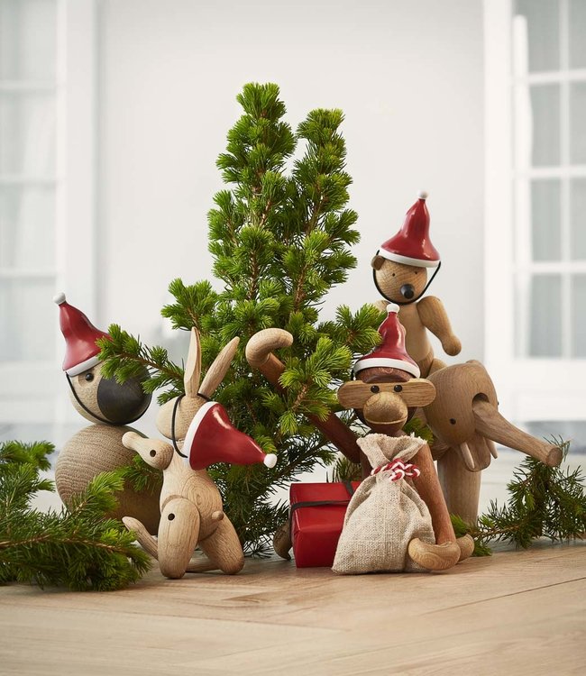 Kay Bojesen Kerstmuts Houten Aap Monkey Mini