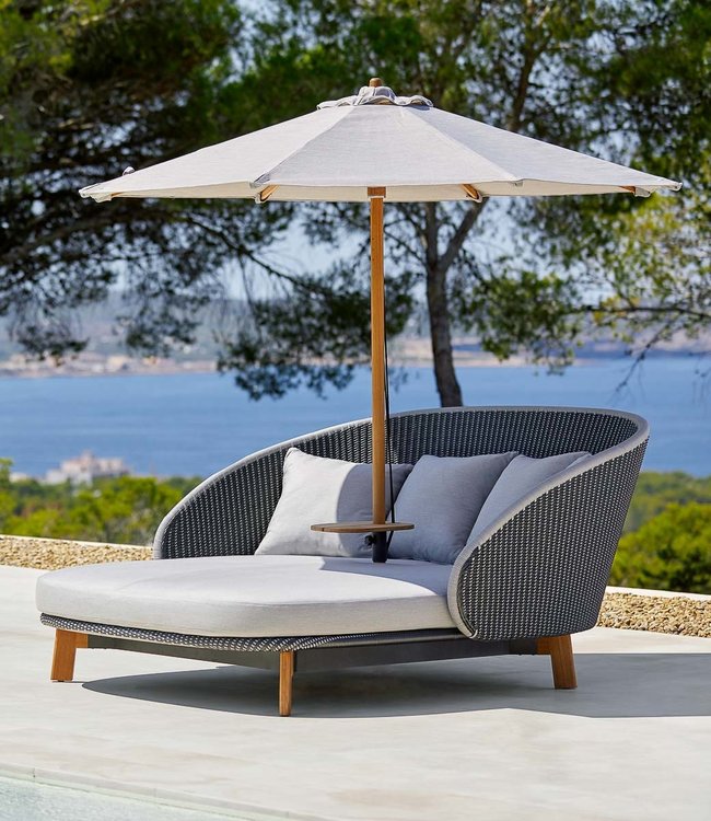 Cane-Line Peacock Garden Daybed Sunbed 2-pers