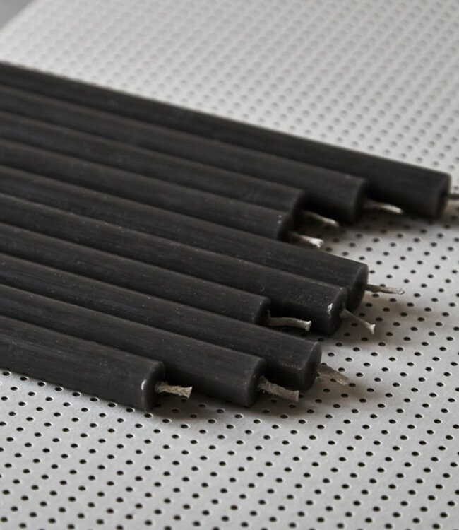 Stoff Nagel Candles Black 18cm