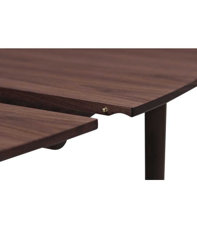 House of Finn Juhl Small Silver Table in Walnut