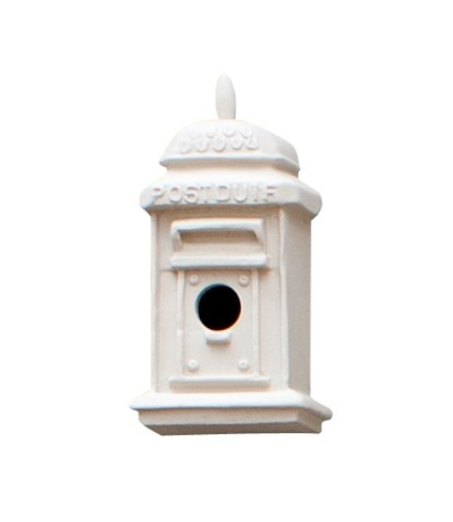 Cor Unum Stoneware Birdhouse Postduif, Postbox