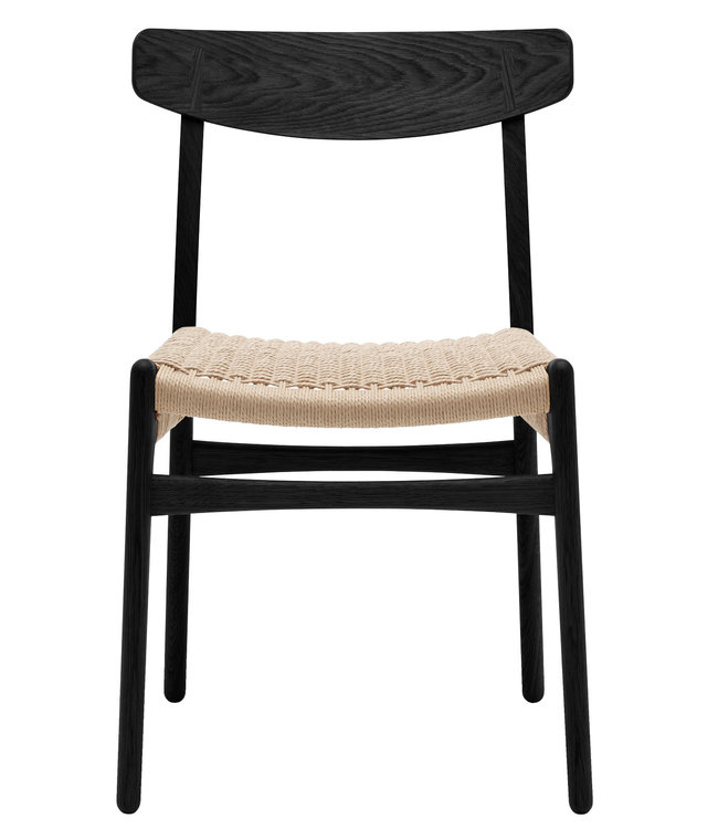 Carl Hansen & Søn CH23 Chair Oak  Black Finish