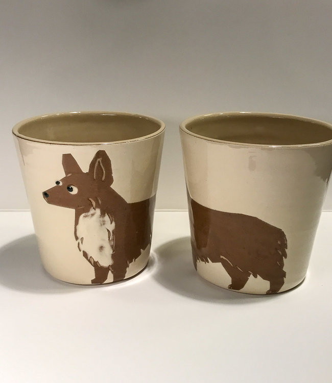 Camilla Engdahl Mutmug Dierenbeker Welsh Corgi