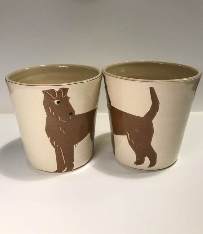 Camilla Engdahl Animal Cup Mutmug Irish Terrier
